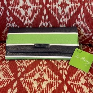 Vera Bradley Lucky Stripe Trifold Wallet